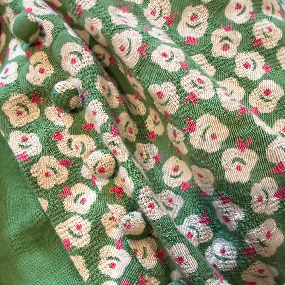 The Catalina Button-Front Dress size 8 M Anthropologie - Picture 12 of 13